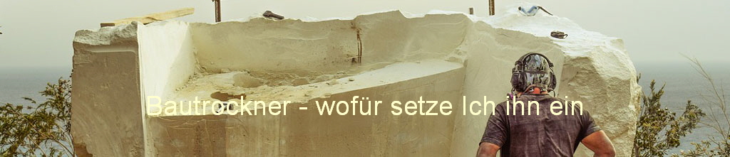 Bautrockner - wof�r setze Ich ihn ein