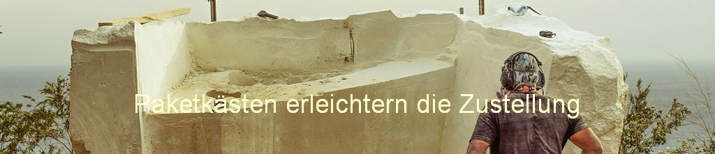 Paketk�sten erleichtern die Zustellung
